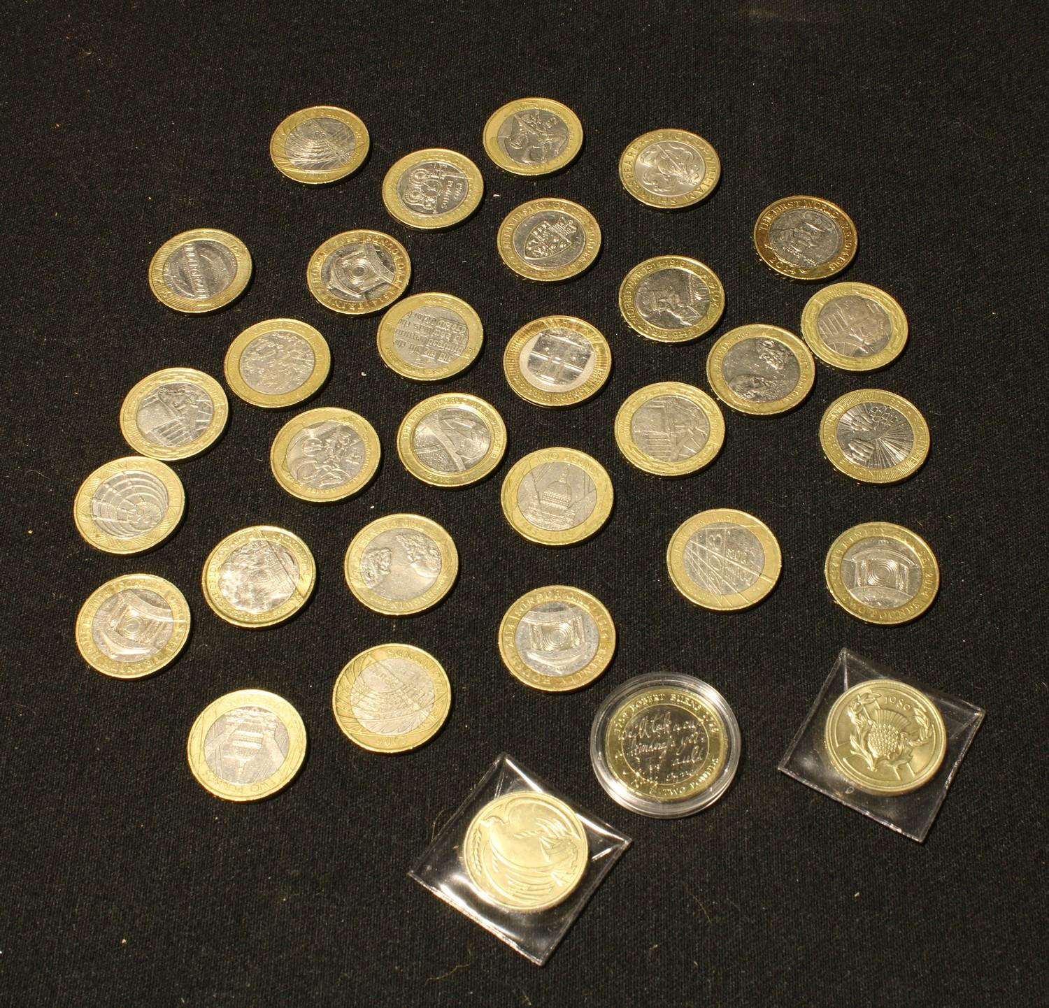 Coins - Collector?s Coins - a collection of approximately 30 £2 commemorative coins, 1986 on, mainly