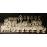 Glassware - cut glass stemware, wine, sherry, whiskey tumblers, champagne flutes, etc