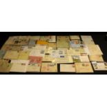Stamps - a collection of 44 worldwide postal history items