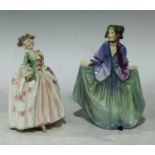 A Royal Doulton Sweet Anne figure, HN1318, printed and painted marks to base (faults); Royal Doulton
