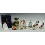 Ceramics - a Royal Worcester Golden Moments bride and groom figure, boxed; a Royal Doulton Mad