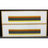 Morris Louis - horizontal I 1962 (a pair) prints