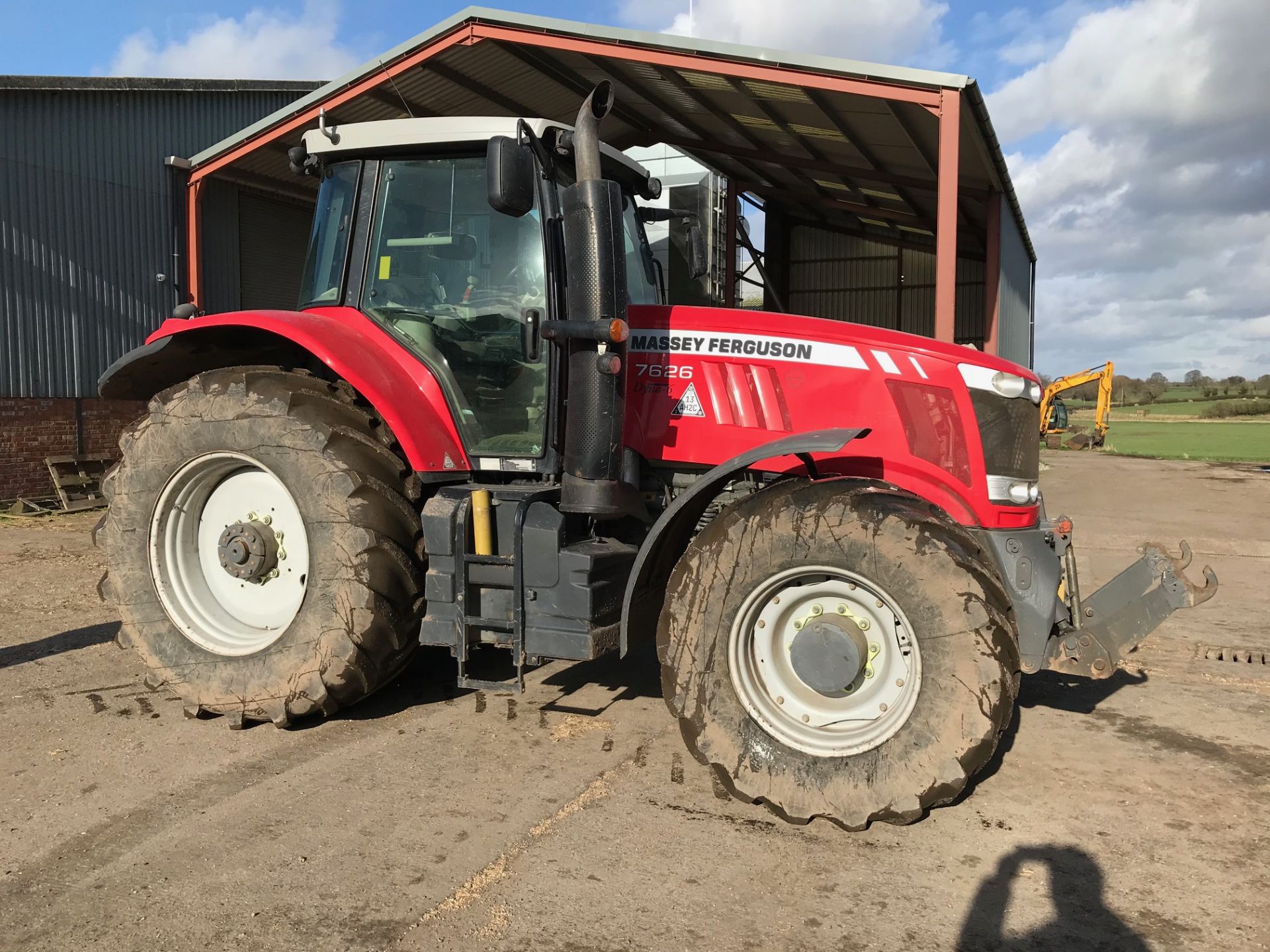 2012 Massey Ferguson 7626 Dyna 6, 50kph, Front Linkage & PTO, Front & Cab Suspension, 4328 Hours