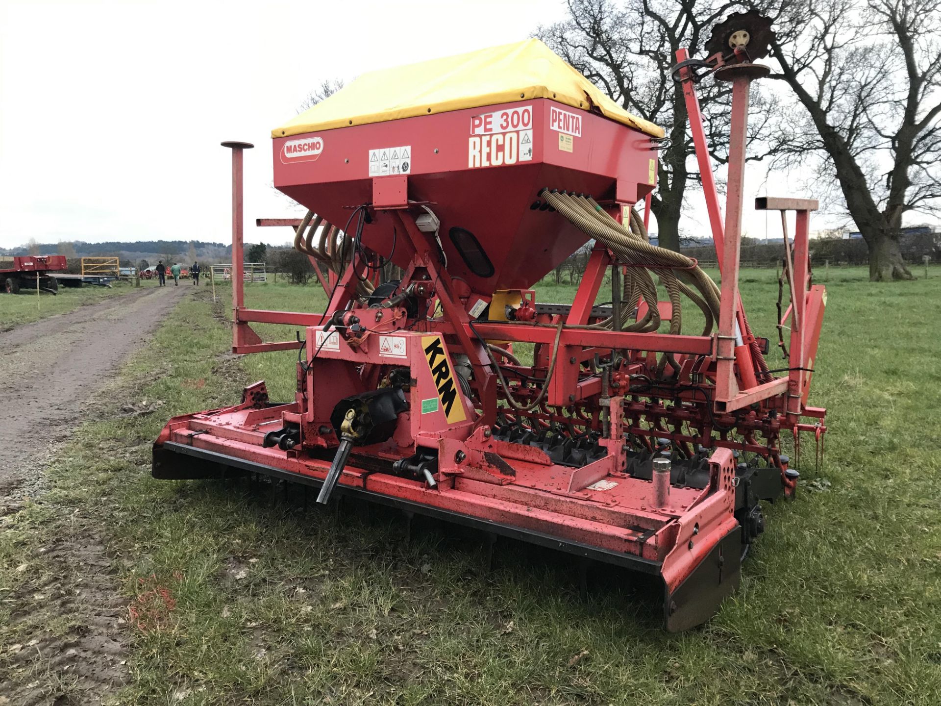 1999 KRM Power Harrow Gaspardo Combi Drill - 3m Suffolk Coulter