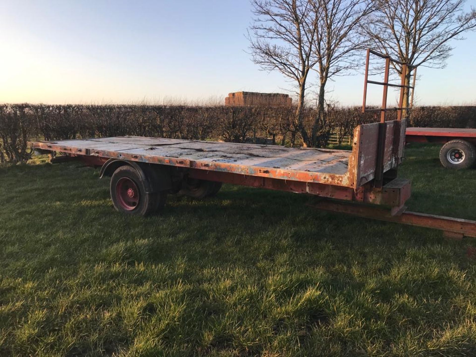 Single Axle Bale Trailer