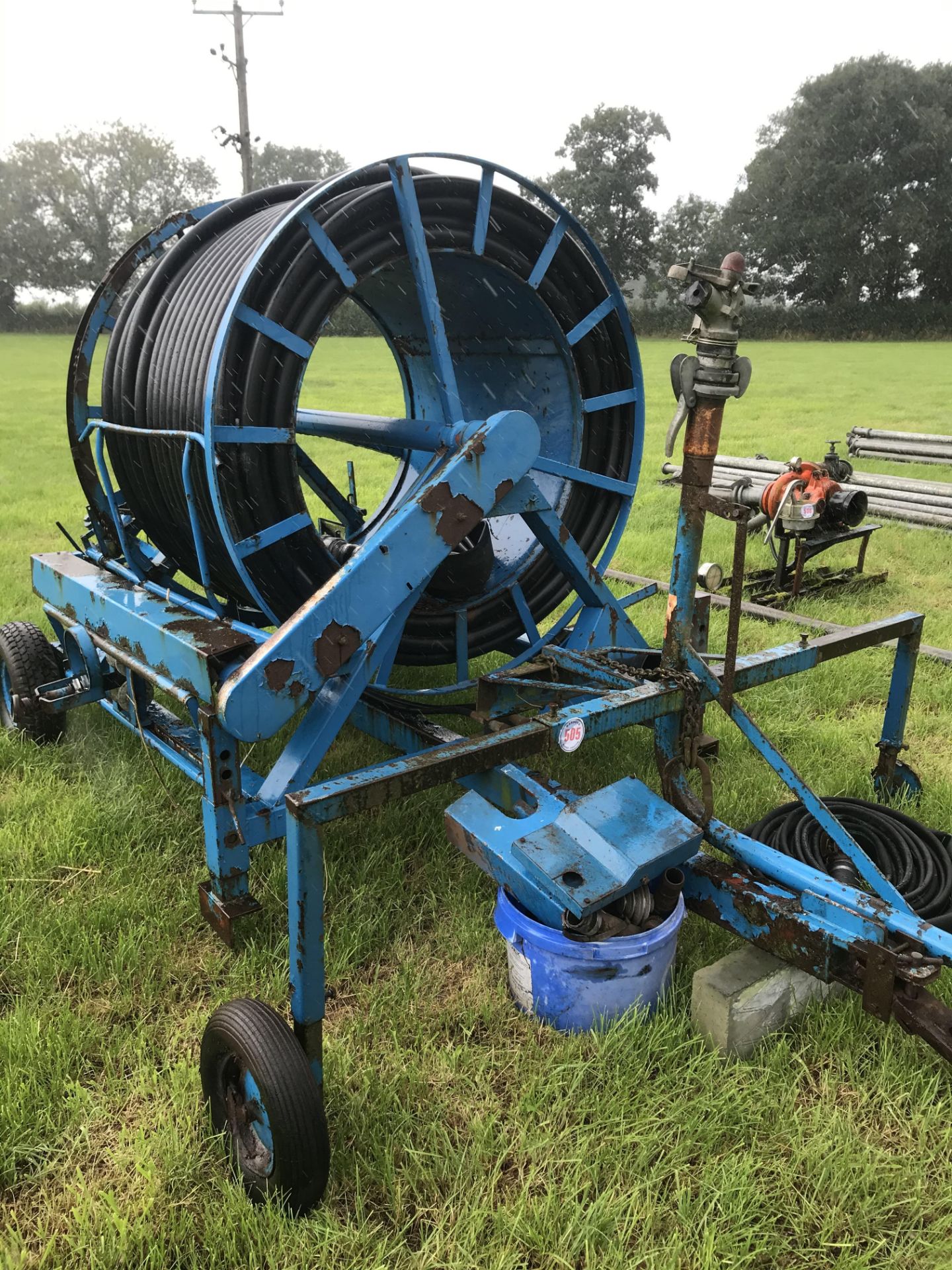 Irrigations Reel and Gun 200-300 metres of hose - Image 3 of 3