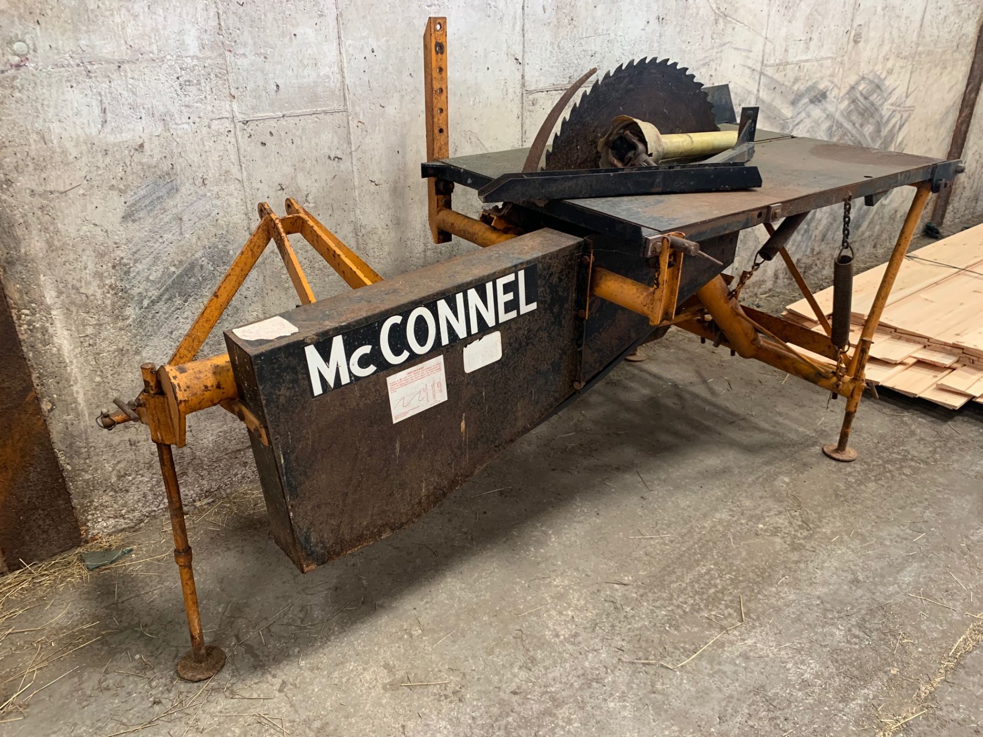 McConnel Saw Bench, PTO Driven