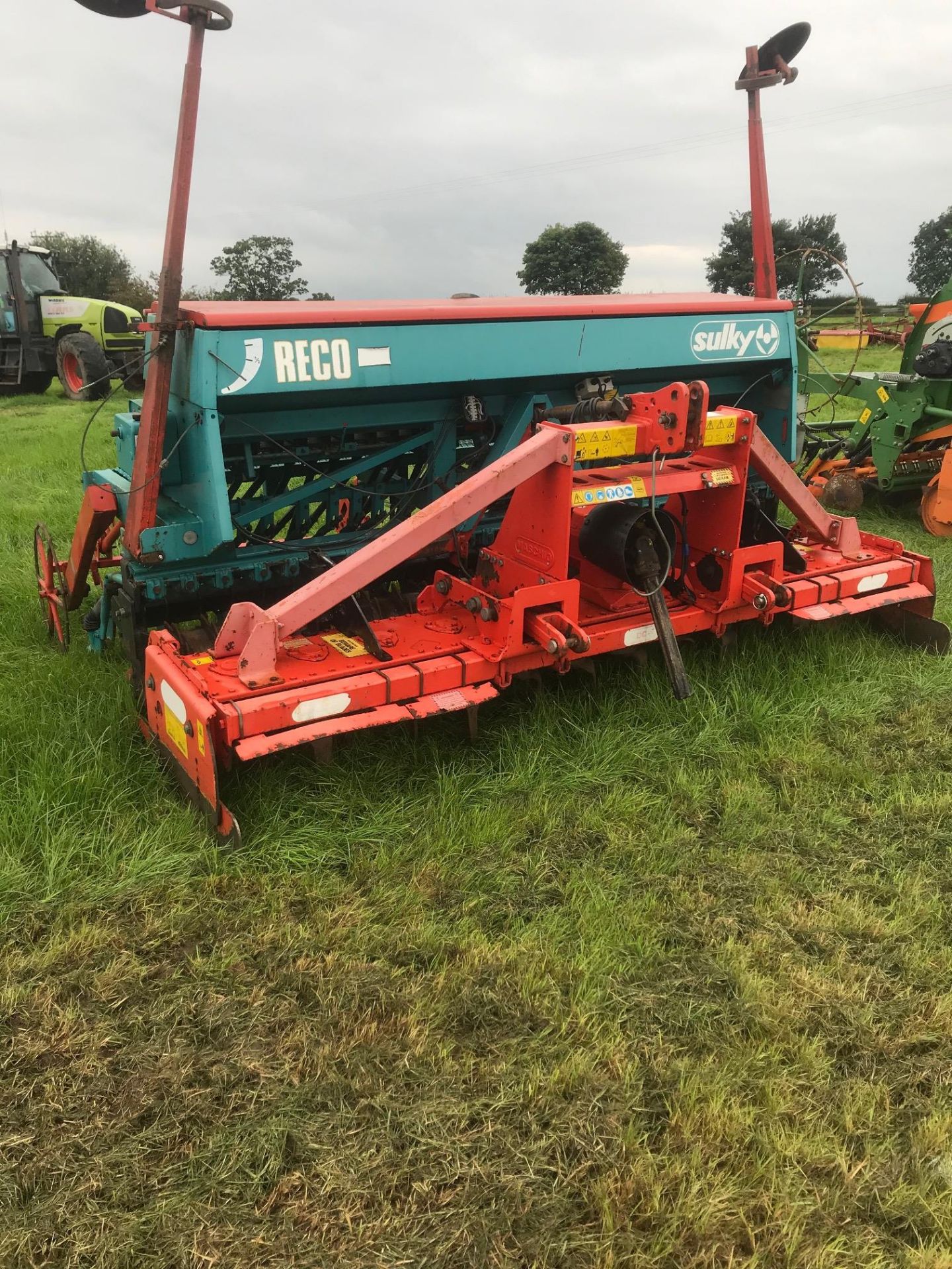 2010 Mashio DC 3000 & Sulky Parrow Harrow Combi Drill