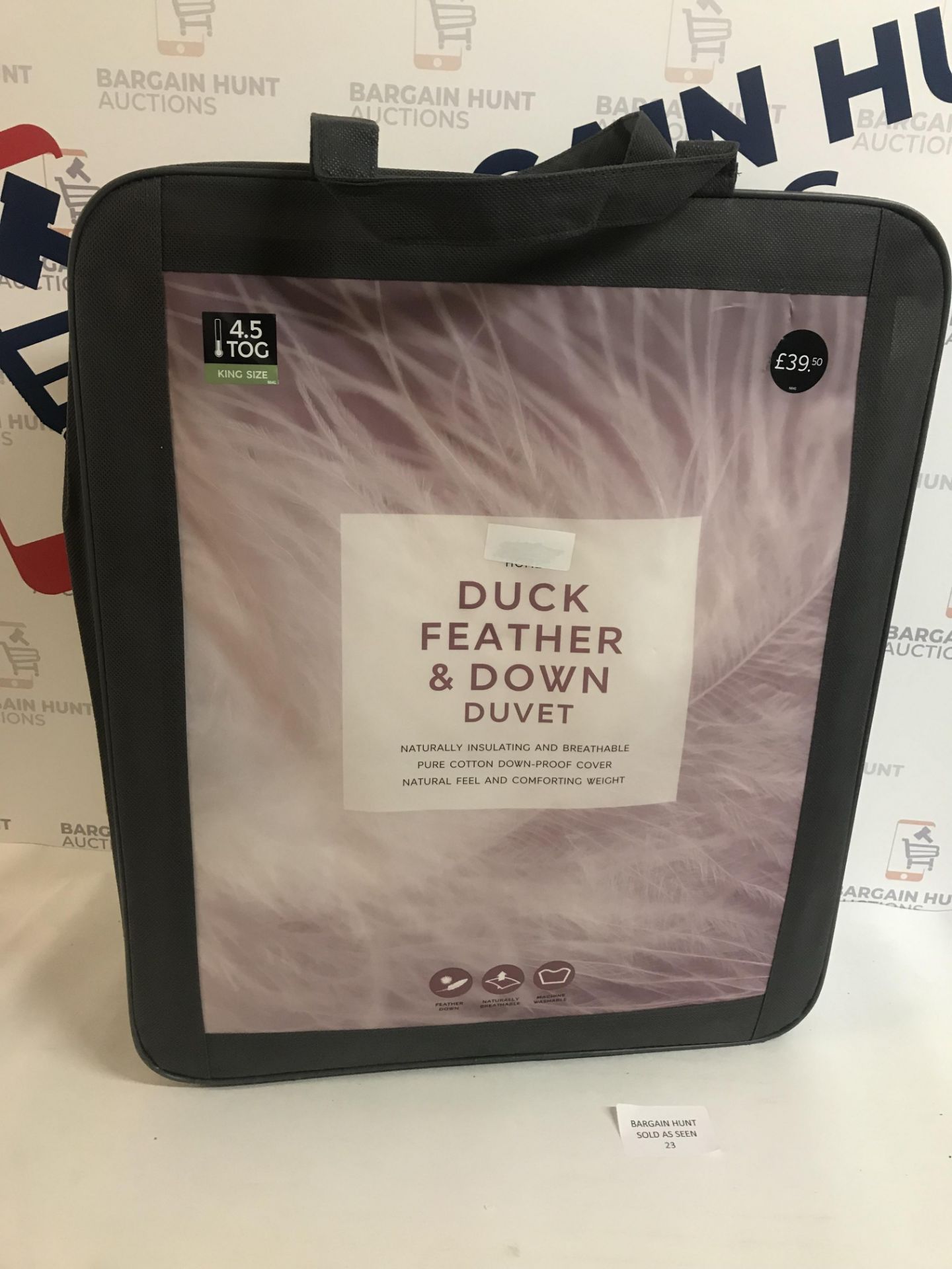 Duck Feather & Down 4.5 Tog Duvet, King Size