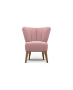 Loft Mimi Luxury Armchair, Savio Velvet Dusty Pink RRP £249