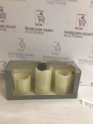 Set of 3 Flameless LED Pillar Candles with Remote