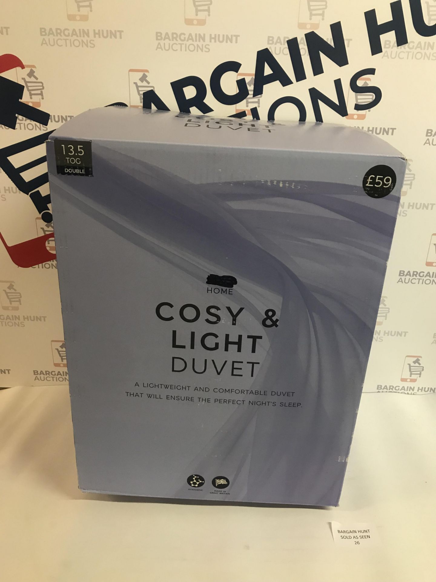 Cosy & Light 13.5 Tog Duvet, Double