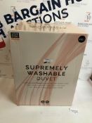 Supremely Washable 13.5 Tog Duvet, Single