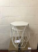 Loft Wire Nest of Tables White RRP £79