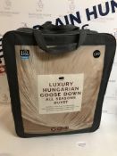 Luxury Hungarian Goose Down All Seasons 13.5 Tog Duvet, Double RRP £269
