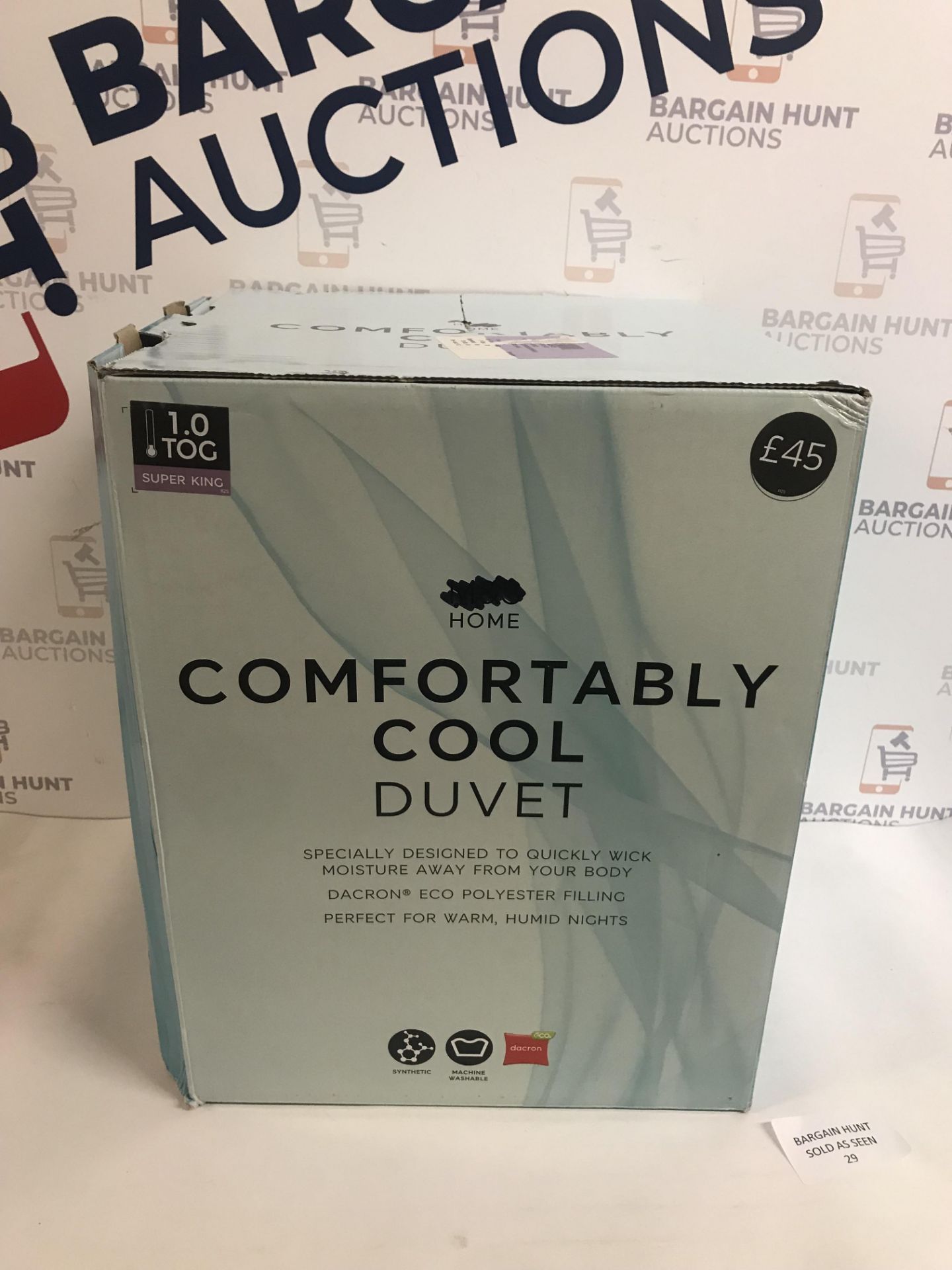 Comfortably Cool 1.0 Tog Duvet, Super King