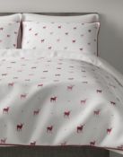 Cotton Rich Stag Print Brushed Bedding Set, Single
