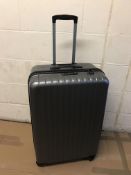 Large 4 Wheel Hard Suitcase with Security Zip (Lock Code Unknown) RRP £99