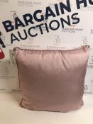 Faux Silk Cushion Soft Pink