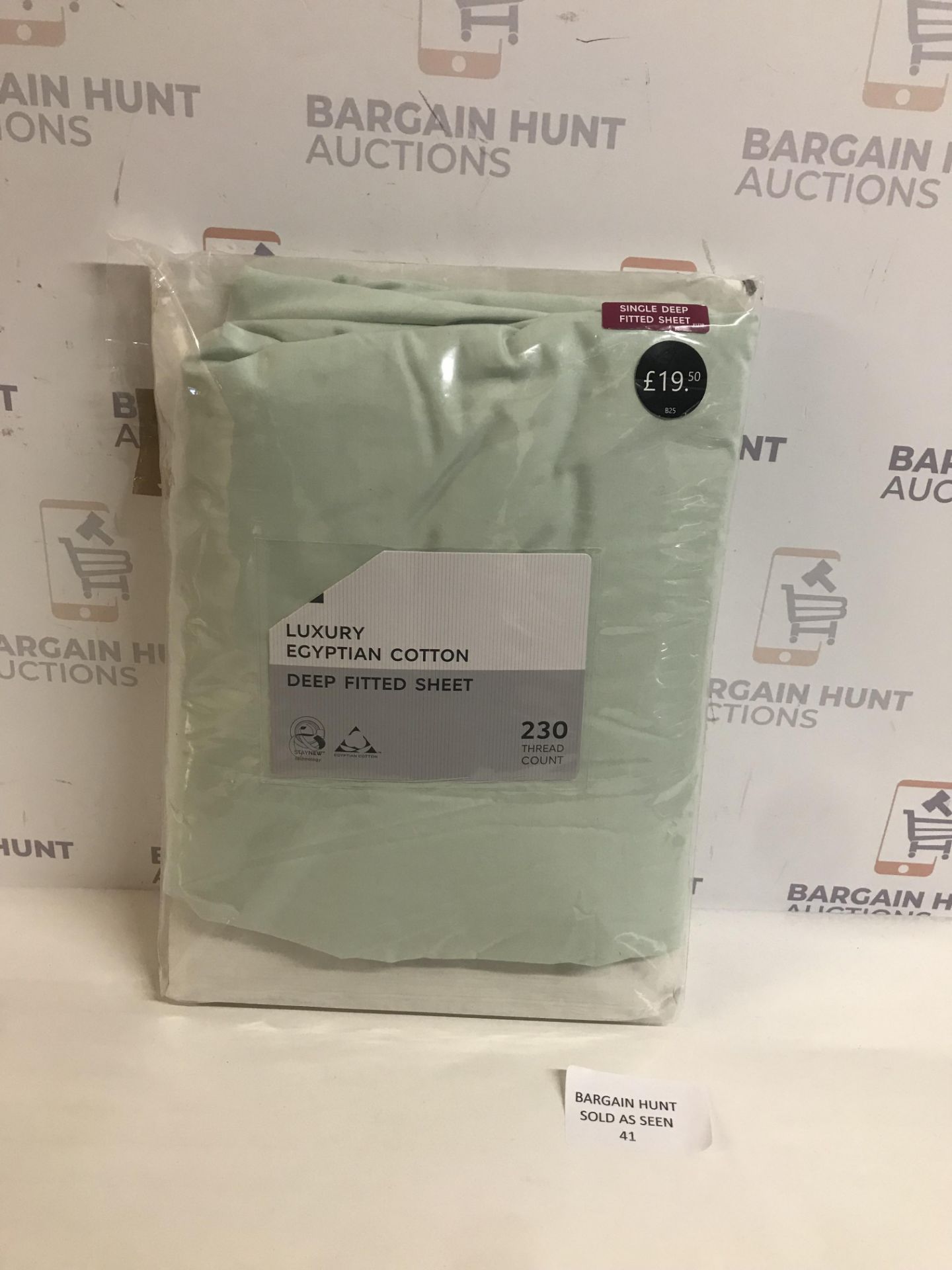 Luxury Egyptian Cotton Deep Fitted Sheet, Single