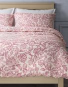 Easycare Cotton Blend Floral Print Bedding Set, King Size
