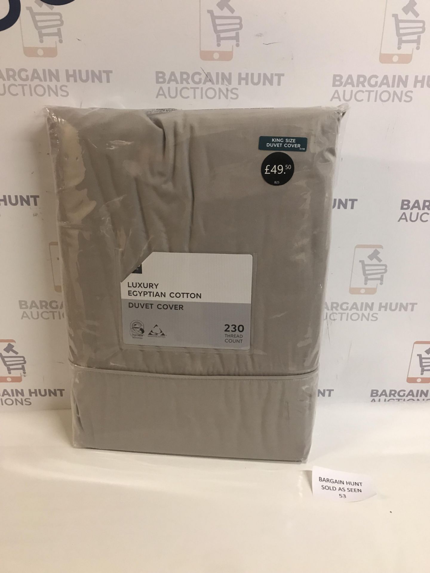 Luxury Egyptian Cotton Duvet Cover, King Size