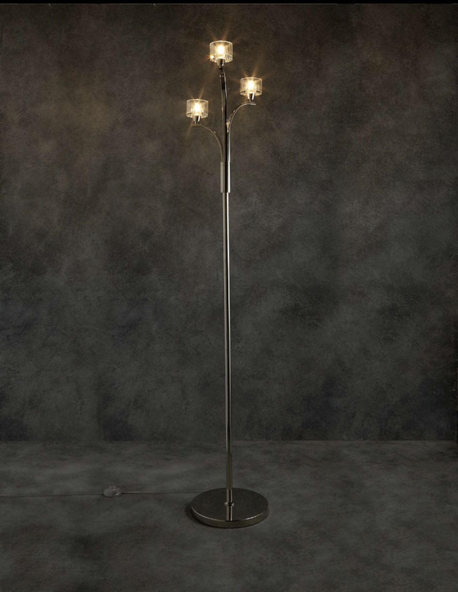 Calla Floor Lamp Silver RRP £129