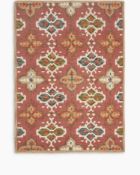 Luxury Hand Tufted Tapestry Rug Terracotta Mix, Large RRP £229