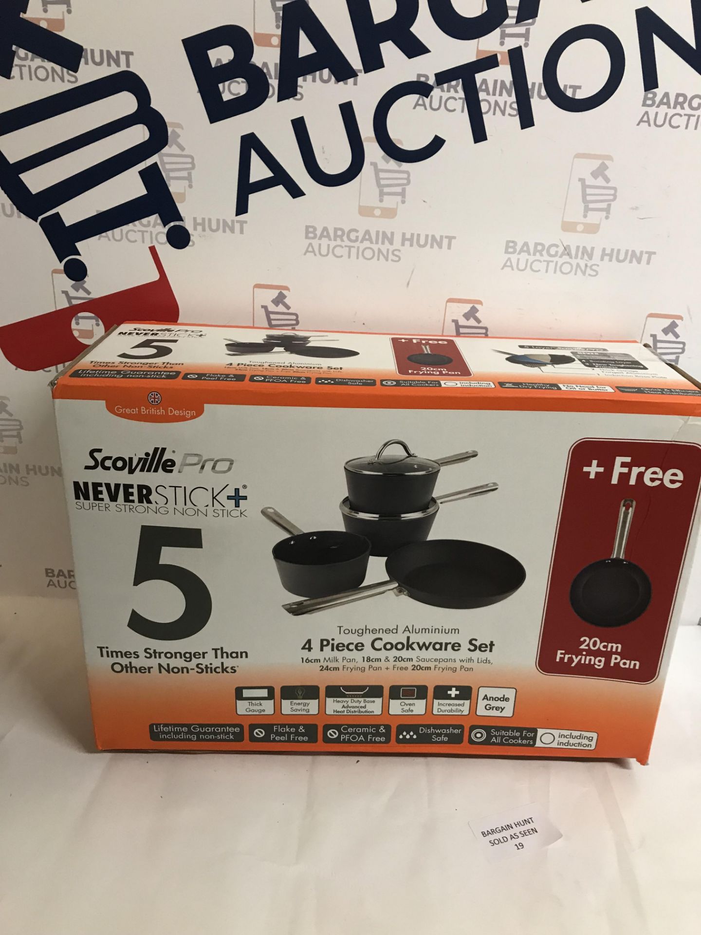 Scoville Pro NeverStick 4 Piece Cookware Set