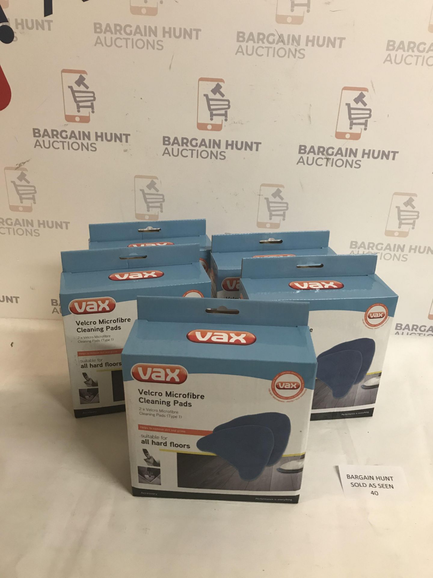 Vax Velcro Microfibre Cleaning Pads, 5 packs