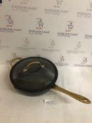 Non-Stick Saute Pan with Lid (slight dent, see image)