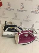 Steam Irons, set of 2