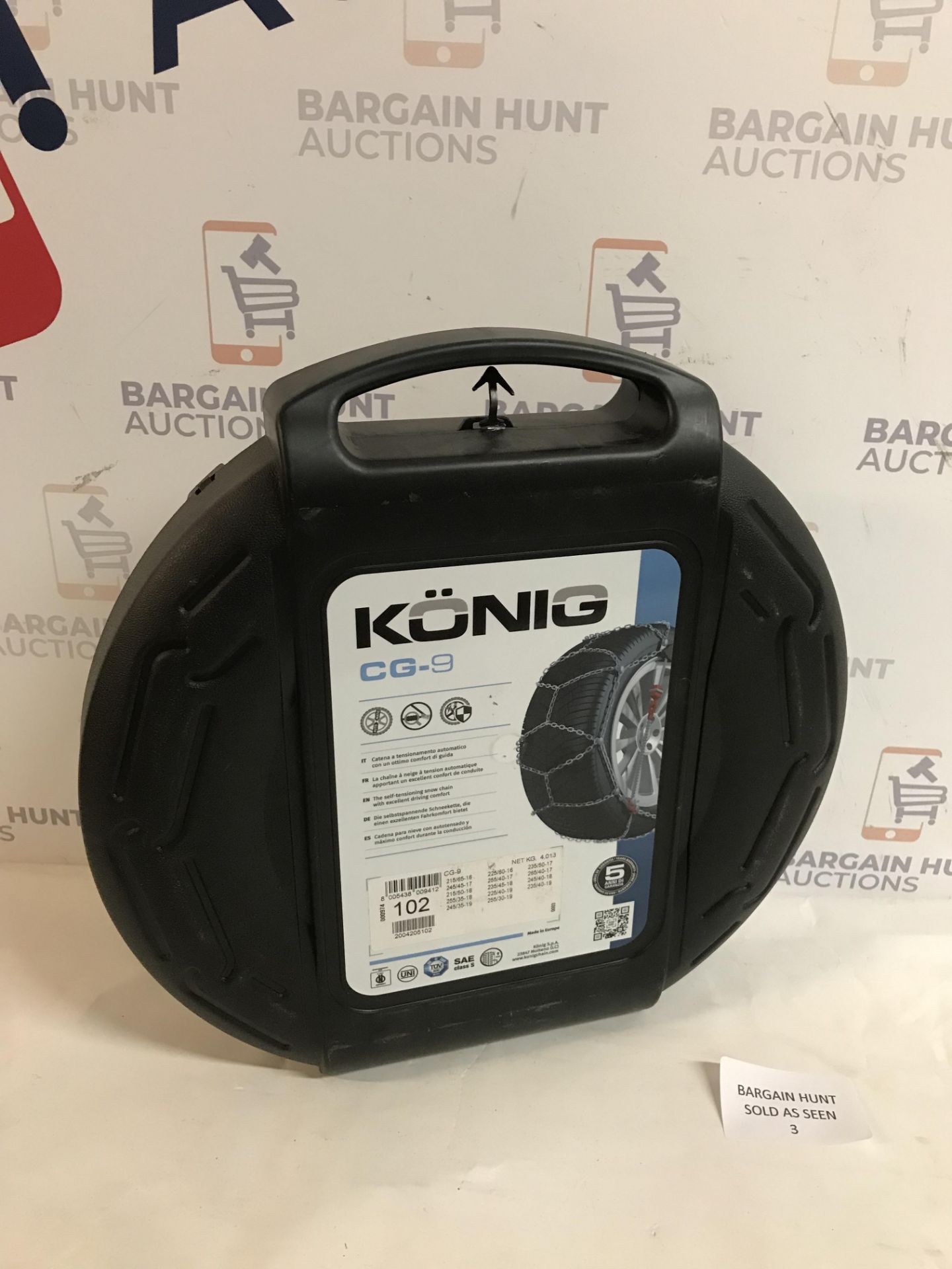 KÖNIG CG-9 102 Snow chains, set of 2 RRP £108.99