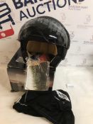 Moto H44 Matt Jet Helmet Bobber Mofa Moto Vespa Helmet, L