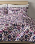 Pure Cotton Ella Butterfly Print Bedding Set, Double