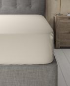 Pure Egyptian Cotton 400 Thread Count Sateen Extra Deep Fitted Sheet, King Size