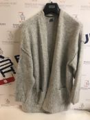 Ribbed Relaxed Fit Cardigan, Medium