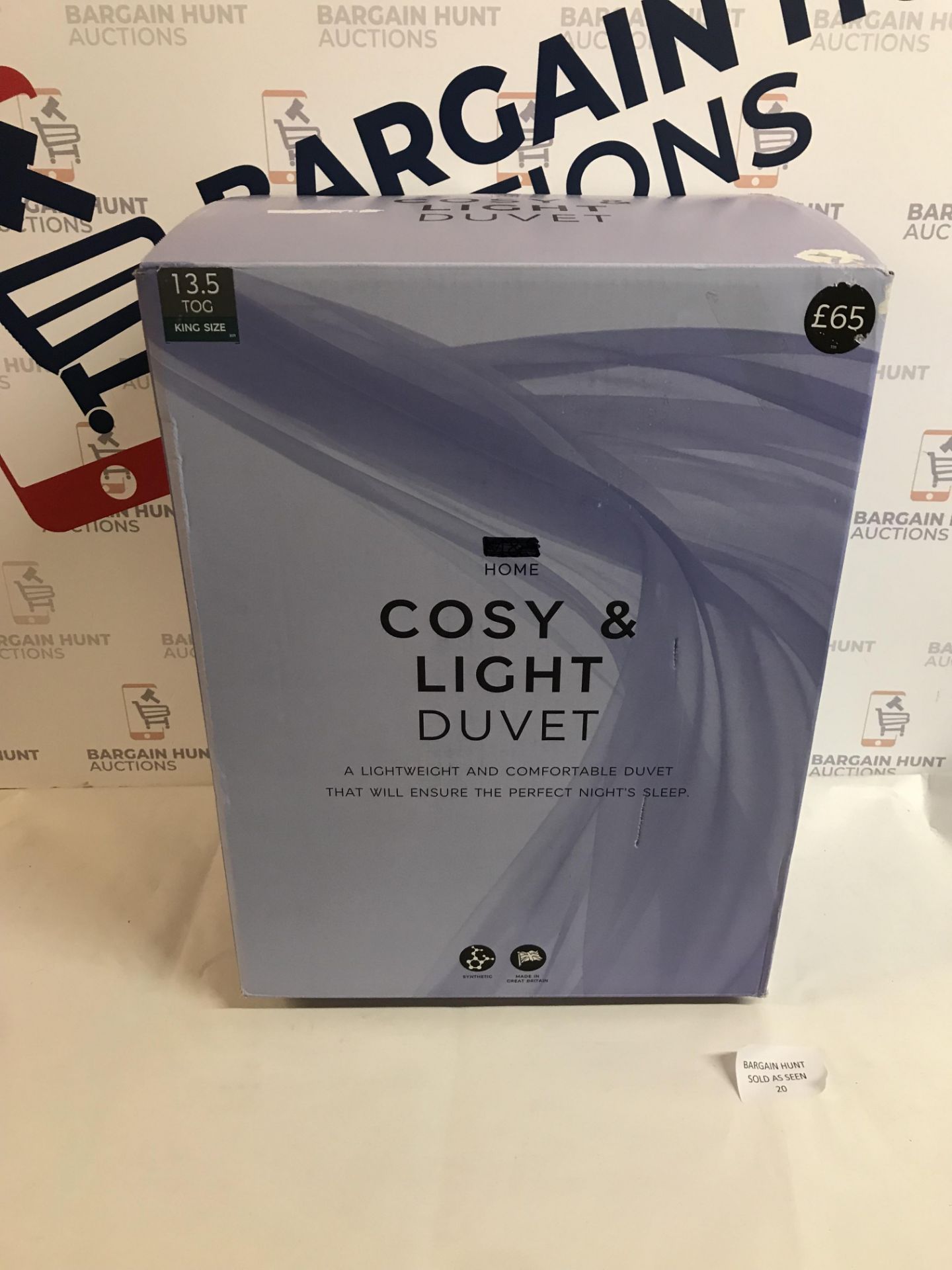 Cosy & Light 13.5 Tog Duvet, King Size