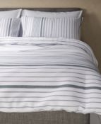 Cotton Painterly Stripe Bedding Set, King Size