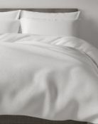 Easycare Cotton Blend Lace Jacquard Textured Bedding Set, Double