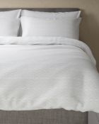 Pure Cotton Zig Zag Textured Cotton Bedding Set, King Size