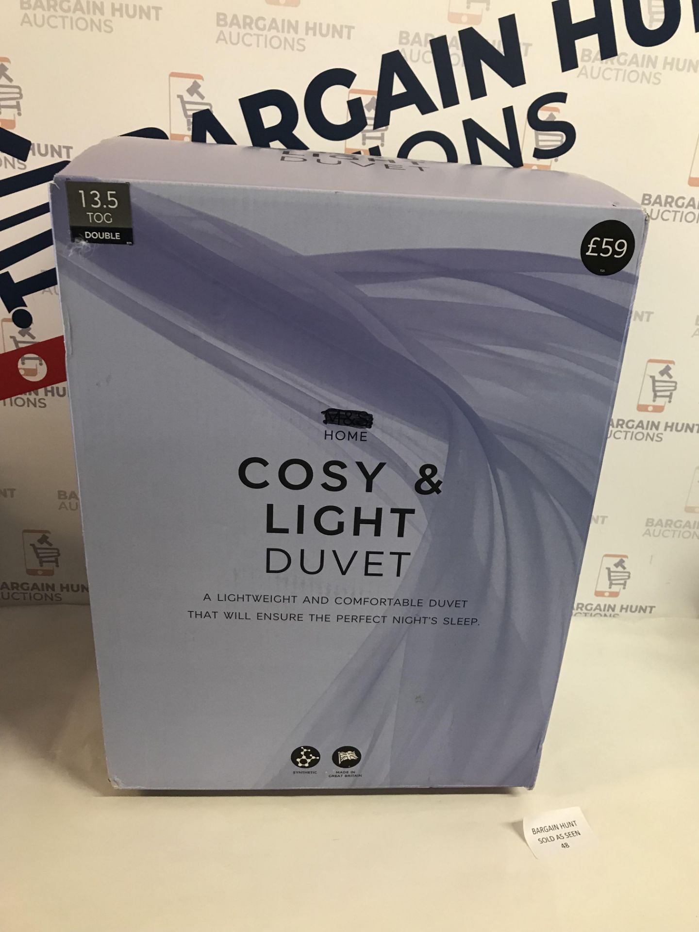 Cosy & Light 13.5 Tog Duvet, Double