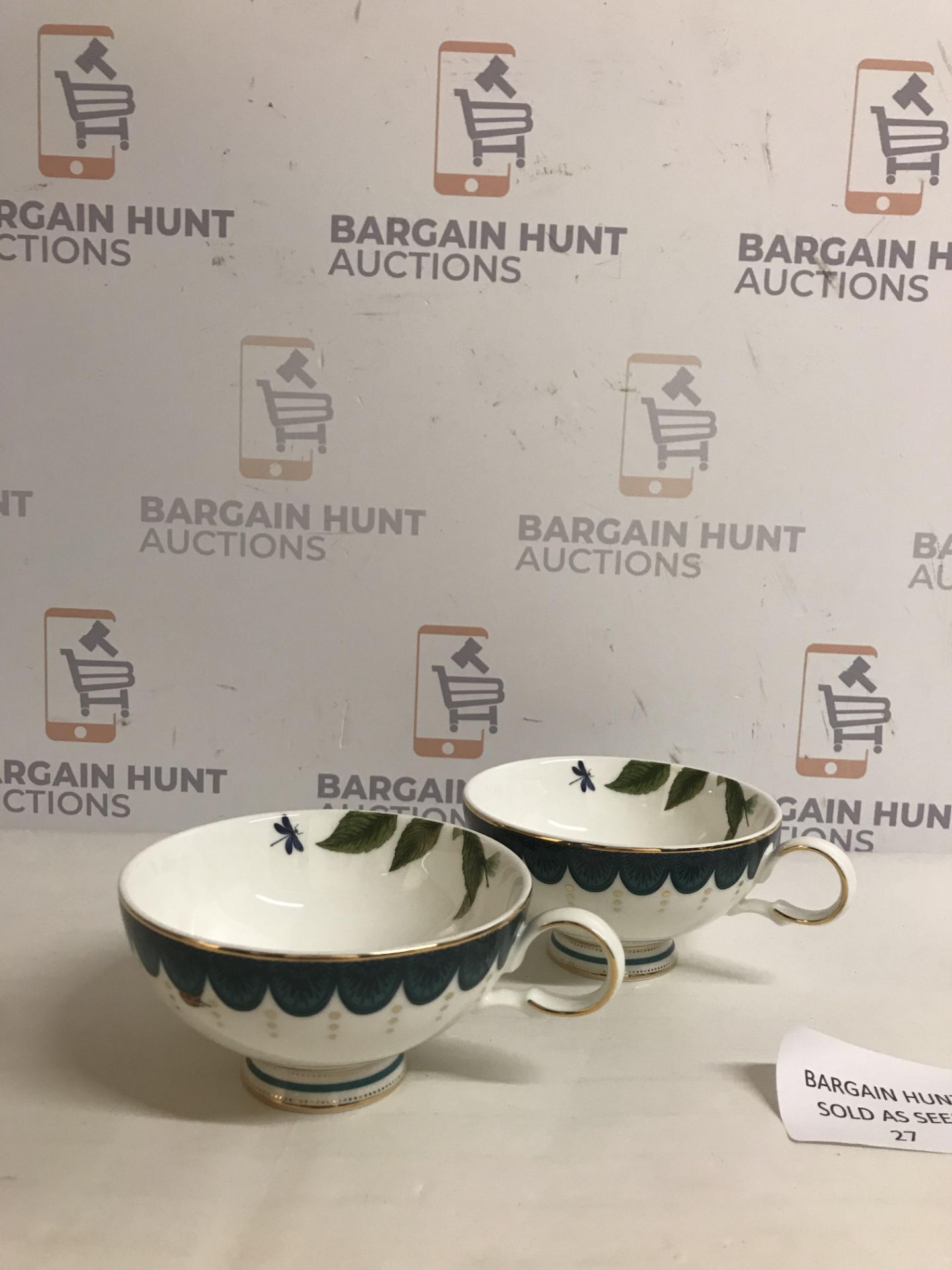 Beautifully Decorated Fine China Tea Mugs