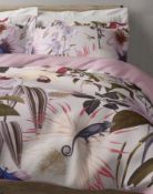 Pure Cotton Sateen Amelie Exotic Bedding Set, Double