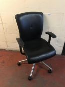 Orangebox GO-01A Black Operator Chair RRP £200 In Great Condition