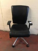 Orangebox GO-01A Black Operator Chair RRP £200 In Great Condition