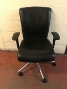 Orangebox GO-01A Black Operator Chair RRP £200 In Great Condition