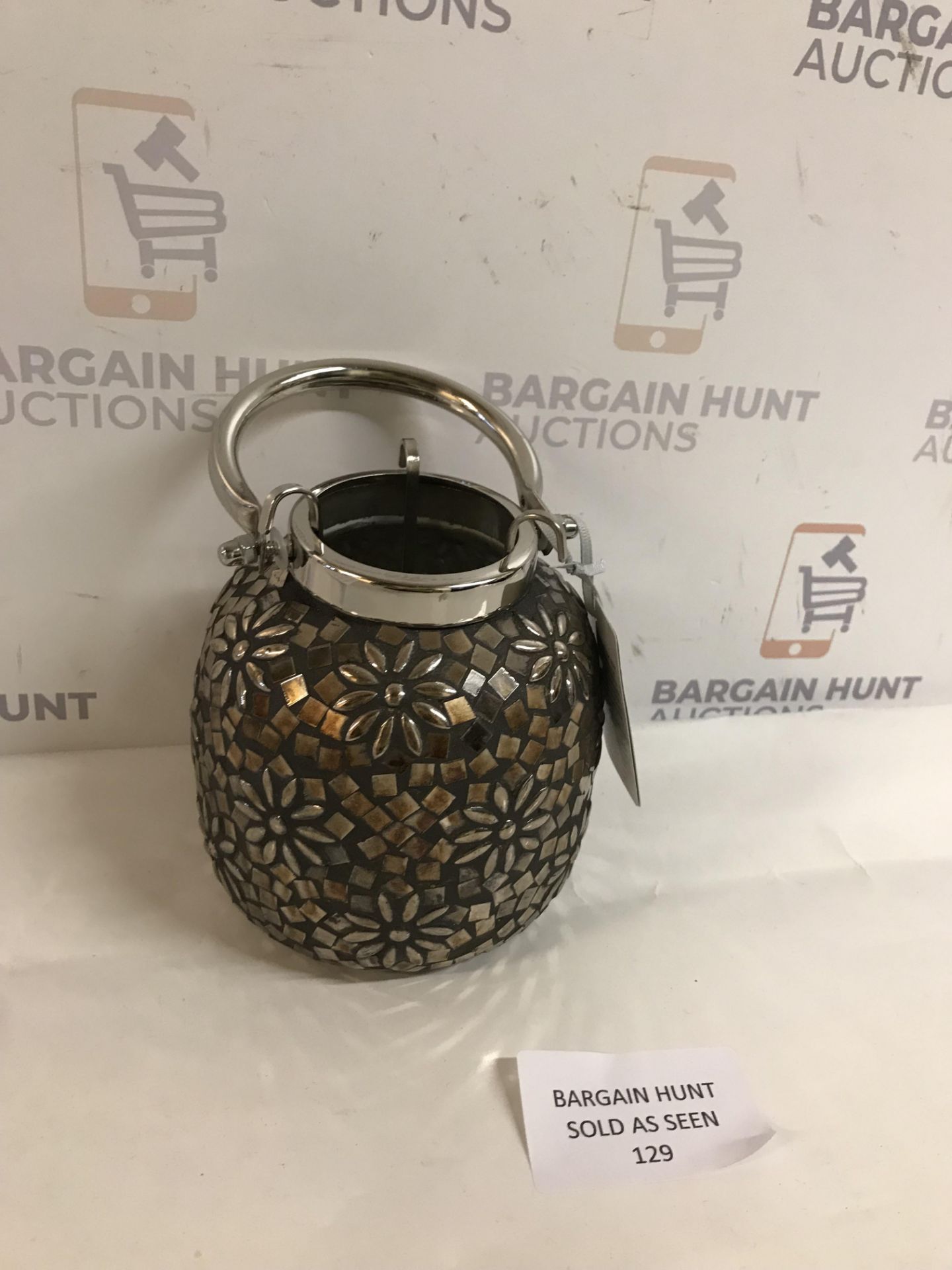 Beaded Glass Mosaic Lantern