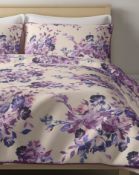 Floral Print Cotton Bedding Set, King Size