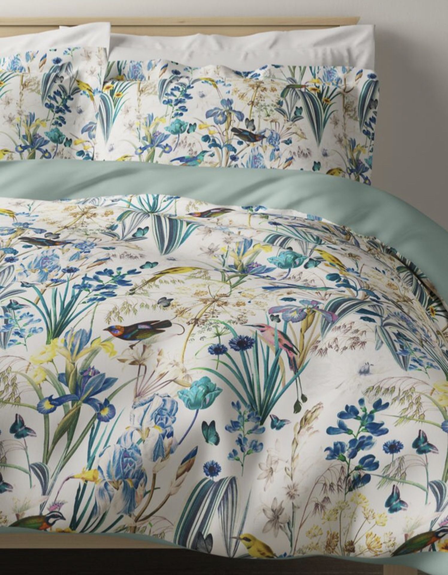 Pure Cotton Sateen Harriet Printed Bedding Set, King Size - Image 2 of 2